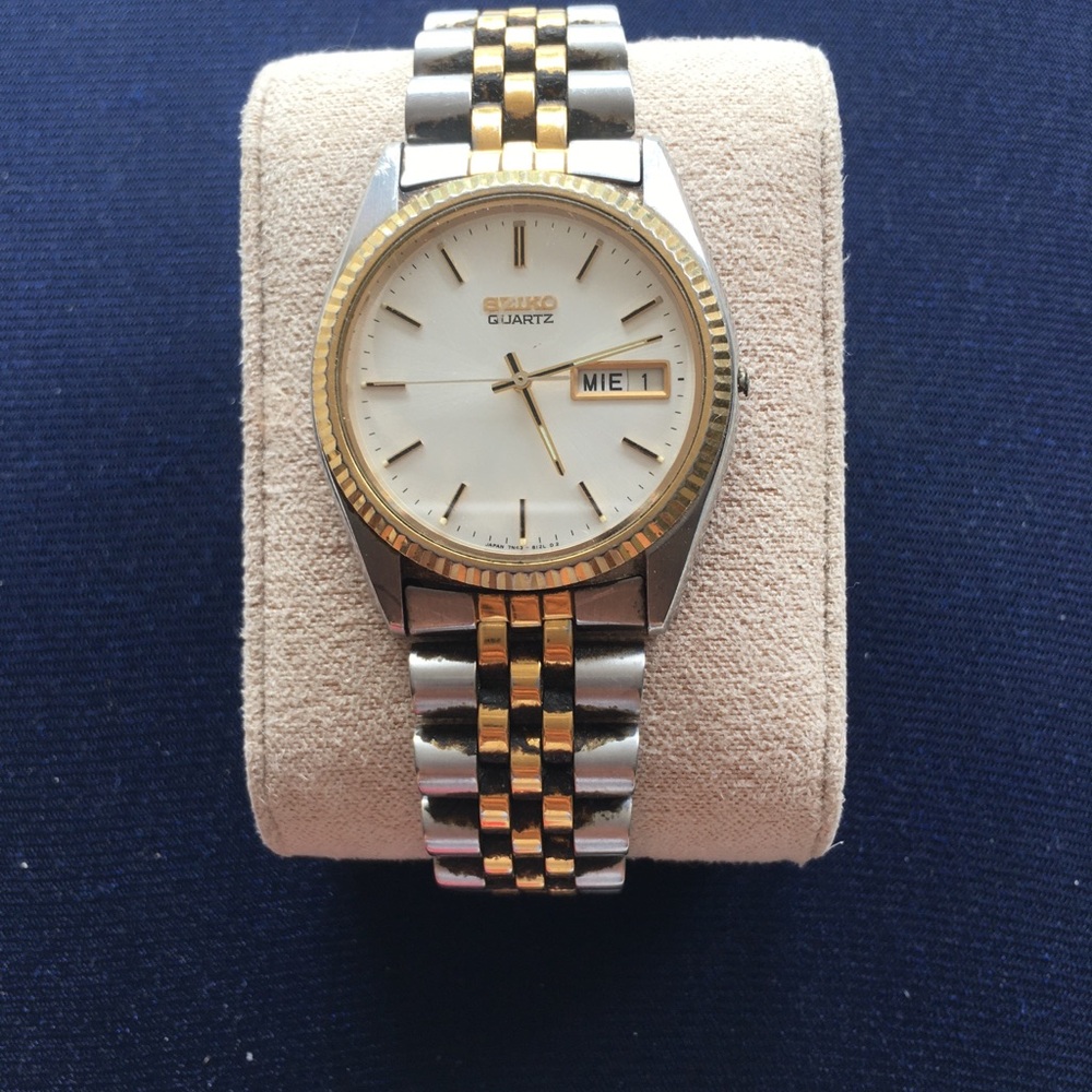 Seiko Two-Tone Gold and Silver Men’s Quartz Watch